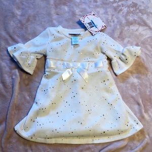 Cream sparkly dress 24mo